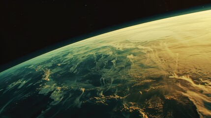 Wall Mural - Planet Venus viewed from space