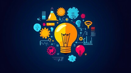 Poster - Illuminating Ideas: A Conceptual Visualization of Innovation and Progress