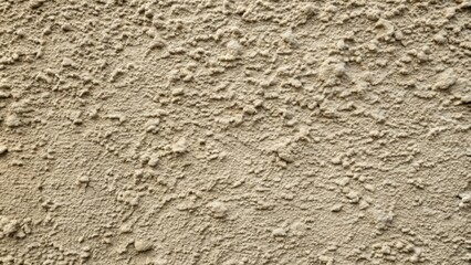 Aufkleber - Closeup Texture of a Rough Stucco Wall with Irregular Bumps and a Beige Color Tone