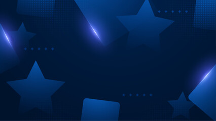 Wall Mural - Blue Vector Gradient Abstract Background Design. For Background, Banner, Pamphlet, Certificate and Presentation