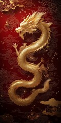 Aufkleber - Chinese New Year card depicting the rabbit of the next sign zodiac in 2023.