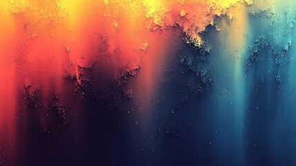 Poster - Blurred pastel gradient background with abstract color pastel gradient. Summer banner overlay with digital grain noise texture overlay. Lo-fi retro multicolor design. Vibrant texture wallpaper.