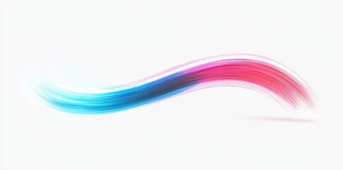Leinwandbilder - This is a PNG with blue and red neon wavy lines. Red blue special effect, speed police line. Laser beams. Particle motion effect. Acceleration speed motion on a night road.