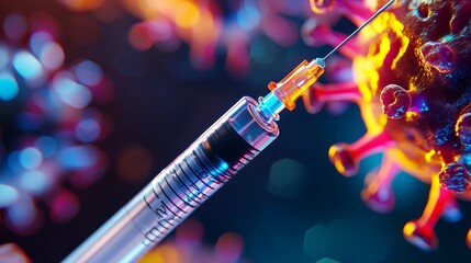 Poster - Nanobots repair human cells on a microscopic level, cutting-edge biotechnology