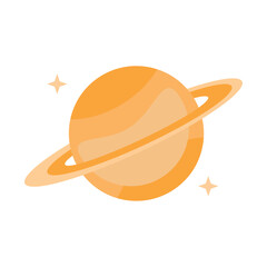 Wall Mural - planet space exploration minimalist