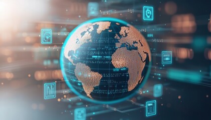 Poster - Data streams and cyber security in cloud computing the digital globe's impact on networking and data storage