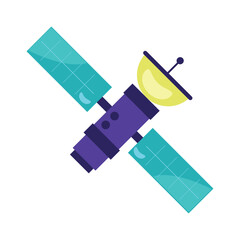 Wall Mural - satellite space exploration minimalist