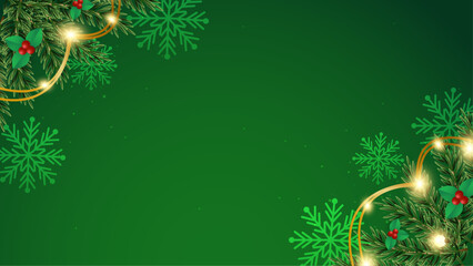 Poster - Colorful Background for Season Celebration Christmas With 3d Element. Design Illustration for Cover, Print, Poster, Wallpaper, Background, Banner, Pamphlet, Presentation
