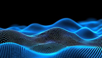 Poster - An abstract neural network with interconnected nodes and glowing lines, symbolizing the connectivity of stock.
