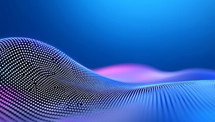 Poster - An abstract neural network with connected nodes and glowing lines, representing the interconnectedness of AI.
