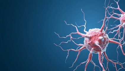 Poster - An interconnected network of neurons in vibrant colors represents the flow of information.