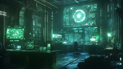 Poster - A virtual collaboration session featuring 3D glowing strategy visuals and 2D live task updates. 4k resolution, Cinematic Scene