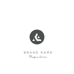 Leinwandbilder - AE Letter Logo Design. Modern minimalistic creative AE letter initial icon vector template. Premium logo with Objects design. Elegant corporate identity.