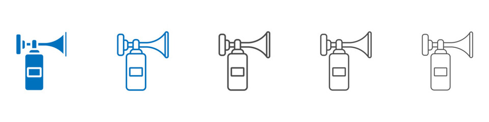 Poster - Air horn icon vector set collection for web