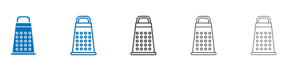 Poster - Grater icon vector set collection for web