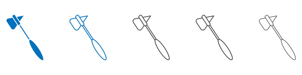 Poster - Reflex hammer icon vector set collection for web