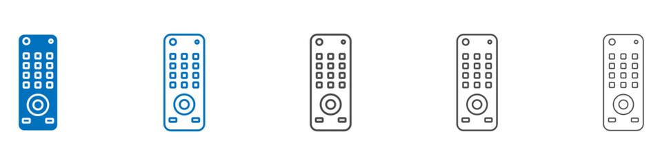 Poster - Remote icon vector set collection for web