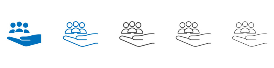 Poster - Resource icon vector set collection for web