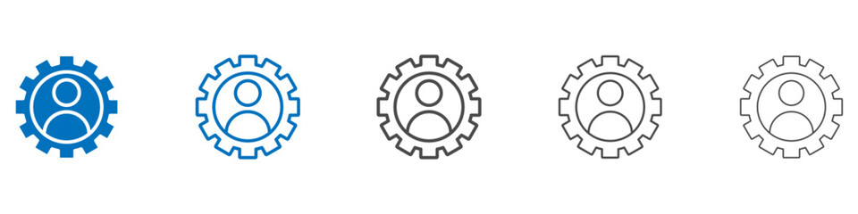 Poster - Skills icon vector set collection for web