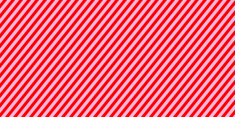 Poster - Seamless diagonal red pattern stripe background. Simple and soft diagonal striped background.