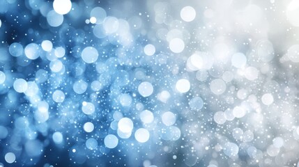 Fototapete - an abstract Christmas bokeh background, showcasing a blend of colorful orbs and sparkling lights.