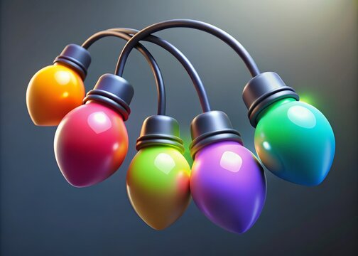 colorful christmas balls Arrangement of Christmas themed emoji