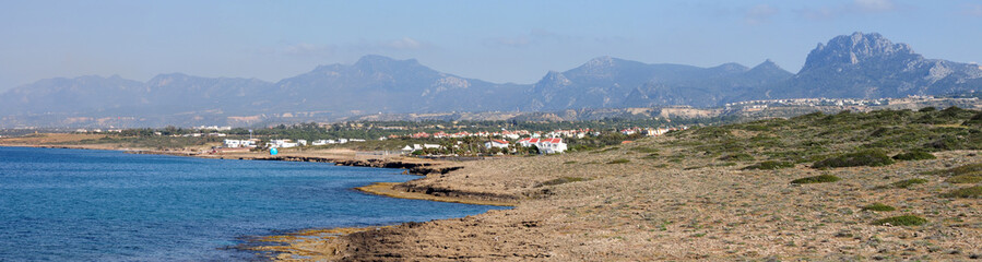 Sticker - A landscape view from the city of Cyprus