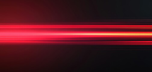 Poster - Dynamic abstract red light streaks on dark background for creative graphic designs.