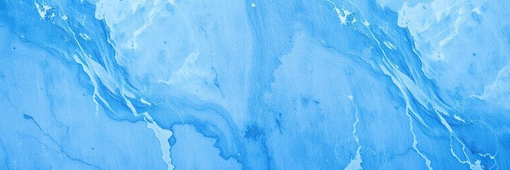 Wall Mural - blue marble texture with a mixture of light and dark blue areas, abstract, depth, saturation