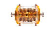© Hatoru - A large, golden, glass tube with gears inside