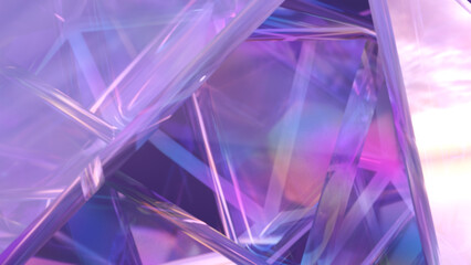 Aufkleber - geometric gemstone surface template with an abstract design for art and technology displays. creativ