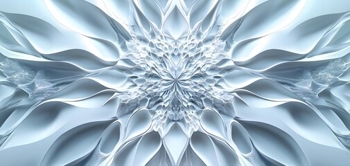 Poster - A stunning abstract design with intricate swirling patterns and soft gradients creates a mesmerizing visual effect. Perfect for backgrounds, digital art, or creative projects.