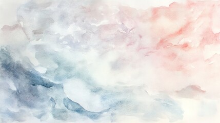 Wall Mural - soft watercolor wash in pastel colors with dynamic flow