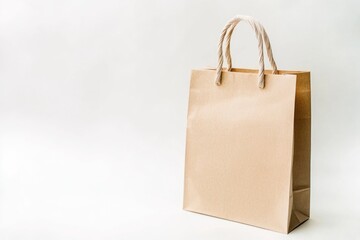 Poster - A simple paper bag on a white background