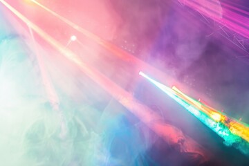 Aufkleber - A vibrant plume of colorful smoke rises into the air