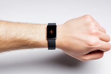 Sticker - A person wearing a smartwatch on their wrist