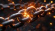 © Unnamed  Bird - Dynamic Close-Up of a Breaking Chain with Sparks and Dramatic Lighting