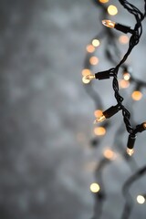 Aufkleber - A detailed view of a string of lights