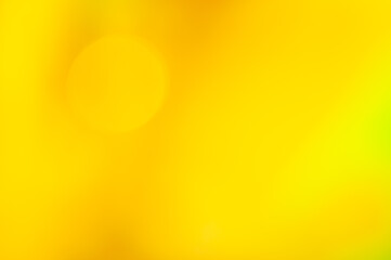 Wall Mural - bright yellow abstract background with smooth gradient and soft bokeh effects