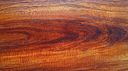 Poster - Close-up of a Brown Wooden Surface with Grain Patterns