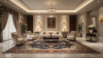 Wall Mural - luxury hotel room