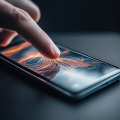 Touching Smartphone Screen