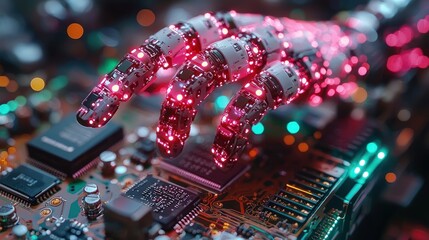 Poster - Robotic Hand Interacting with Circuit Board