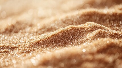 Aufkleber - Close-up Macro of Sparkling Gold Glitter Sand