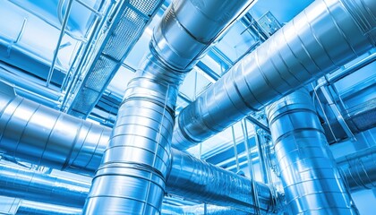 Poster - Industrial Ventilation System with Metallic Ductwork