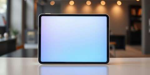 Wall Mural - Realistic tablet mockup set including various angles and sizes, empty, creative, display