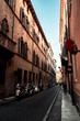 © Tomas - There is a narrow street that features a red no entry sign at its entrance