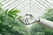 © Avanda1988 - Innovative robot nurturing plants in a greenhouse nature exploration future technology lush environment close-up view sustainability concept