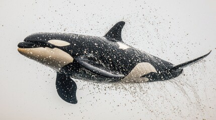 orca whale leaping ocean mammal wildlife photography