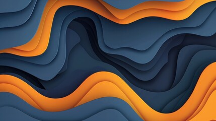 Poster - 3d abstract background with cut shapes. Design layout for business presentations, flyers, posters and invitations, abstract paper